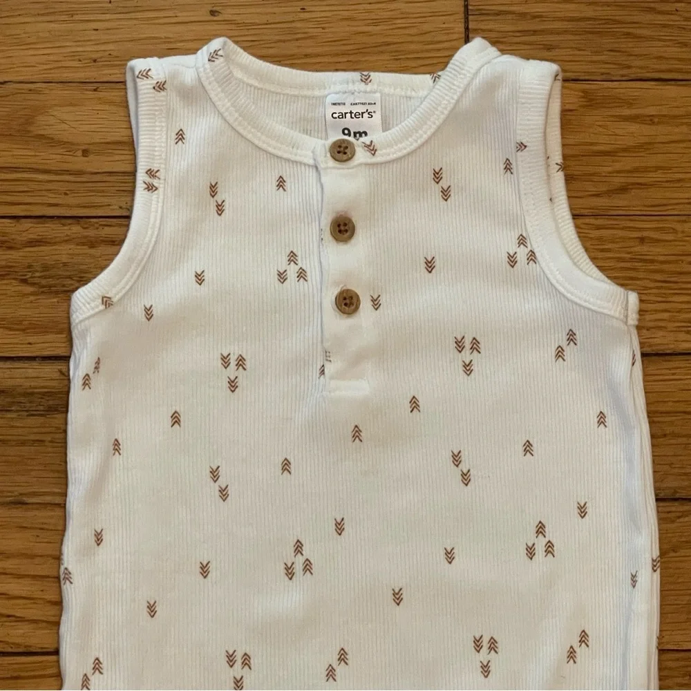 Carter's Sleeveless Bodysuit with Cute Print